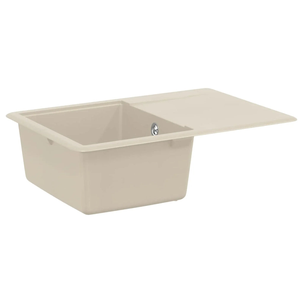 Lavello Beige 670 x 460 mm 80% Quarzo e 20% Resina 42028410