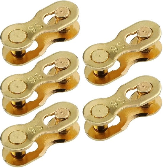 Catena da bicicletta a 9 velocità - Accessori per bicicletta - Catena con sistema Magic Link - Ricondizionata in acciaio inox - Ideale per mountain bike e biciclette da corsa