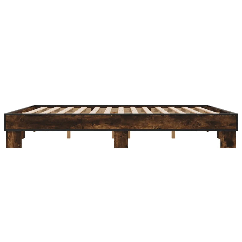 Giroletto Rovere Fumo 160x200 cm in Legno Multistrato Metallo