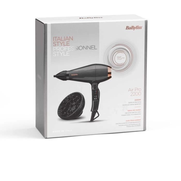 Babyliss 6719 Abiti professionali - Diffusore professionale - motore AC - Potenza 2200W