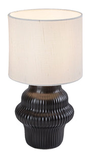 Lampada da tavolo Glimo nera ceramica E14 Rabalux