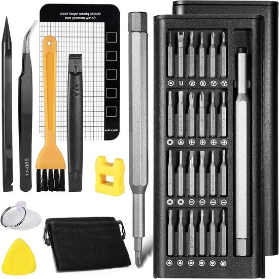 Set di Chiavi a Fine Meccanica - 9 Accessori - Torx T5 T6 T8 T9 T10 - Set di Chiavi a Fine Meccanica da Precisione - per iPhone iPad PS4 Switch Laptop