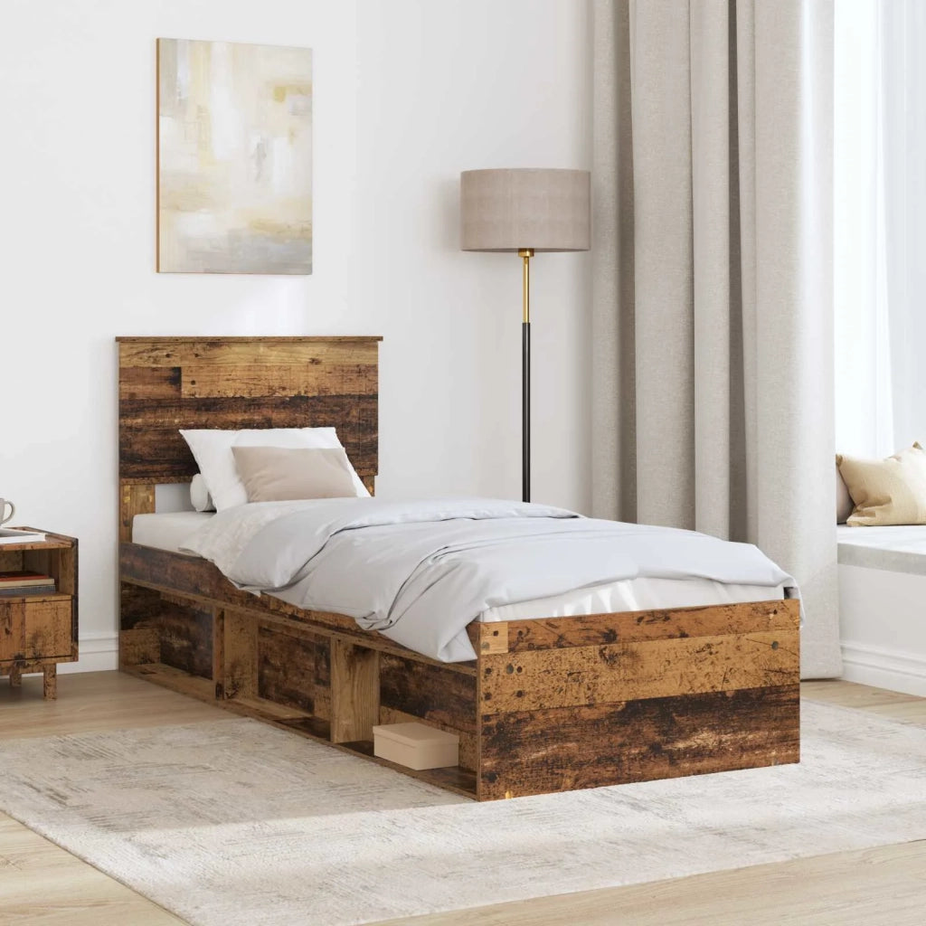 Struttura del letto Legno vecchio 75 x 190 cm Pino massello 3410670