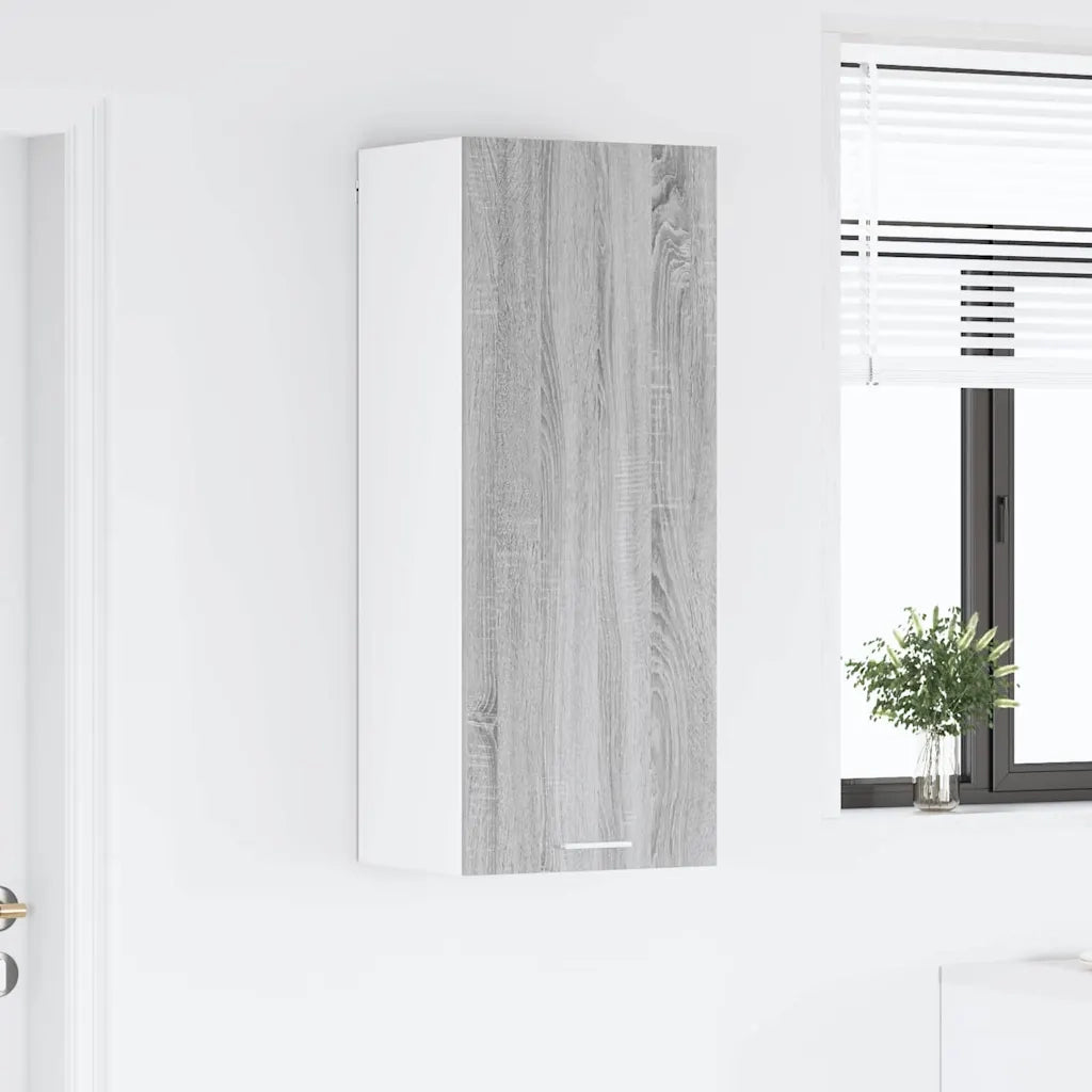 Armadio pensile con porta Riga Grigio Sonoma 40 x 31 x 100 cm