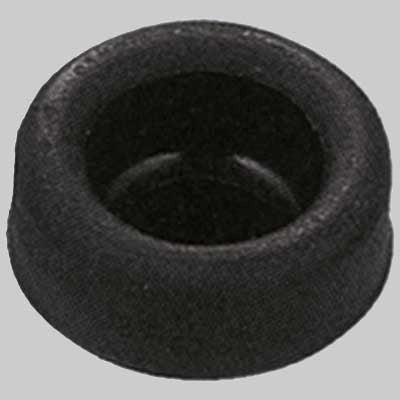BIMORSETTO IN GOMMA NERA  Tubo Ø 40 x Can 30÷32 mm     MADE IN ITALY