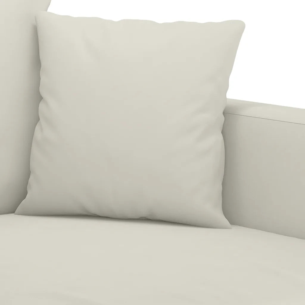 Poltrona-Poltroncina-Divano Sedia Crema 60 cm Velluto 135901