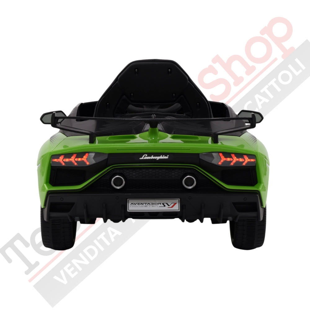 Tecnobike Shop - Auto Elettrica Per Bambini Lamborghini Svj Small 12V-Verde