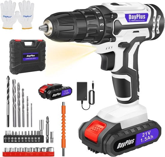 Kit di autoavviamiento a batterie 21V con coppia 42Nm e 2 batterie – Set di progetto DIY ideale