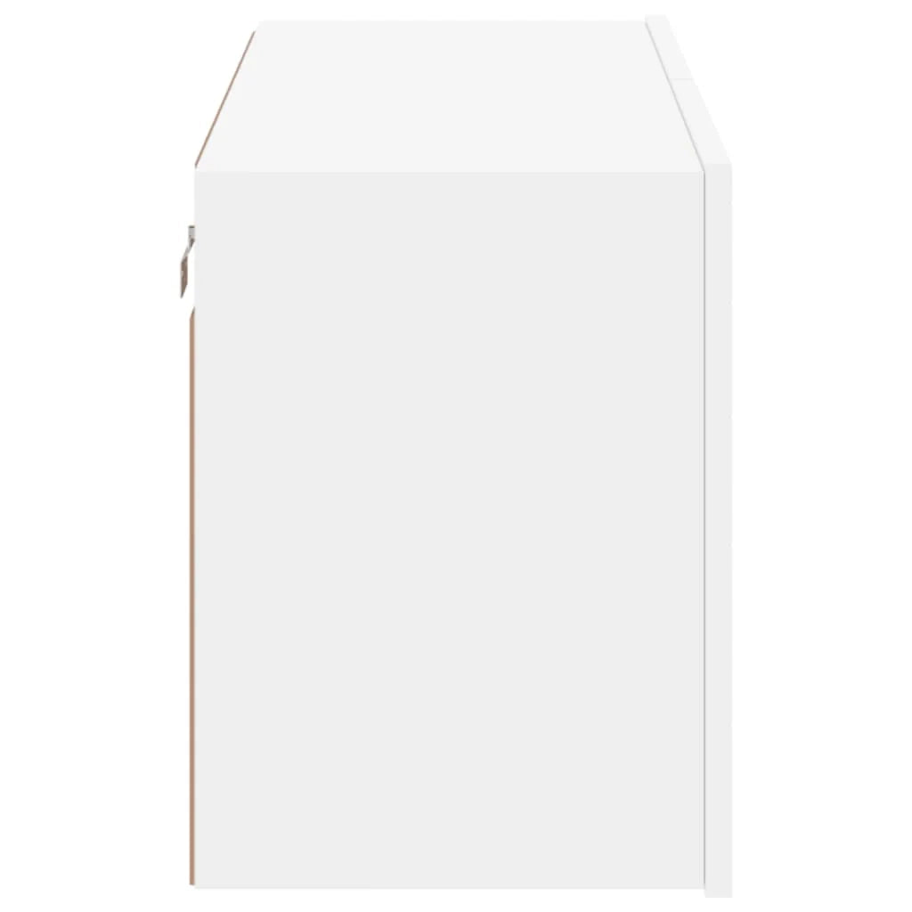Mobile TV multimediale scaffale TV mobile TV credenza per sala da pranzo soggiorno camera da letto montaggio a parete 80 x 30 x 41 cm bianco 02_0027801