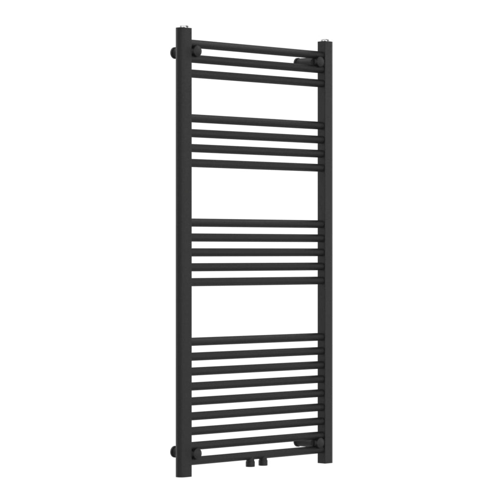 Radiatore scaldasalviette da bagno acciaio 120 x 60 cm nero 03_0010418