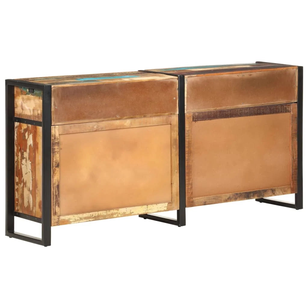 Credenza cassettiera cassettiera mobile contenitore organizer cucina soggiorno soggiorno 172 x 35 x 80 cm legno massello di recupero marrone 02_0029559