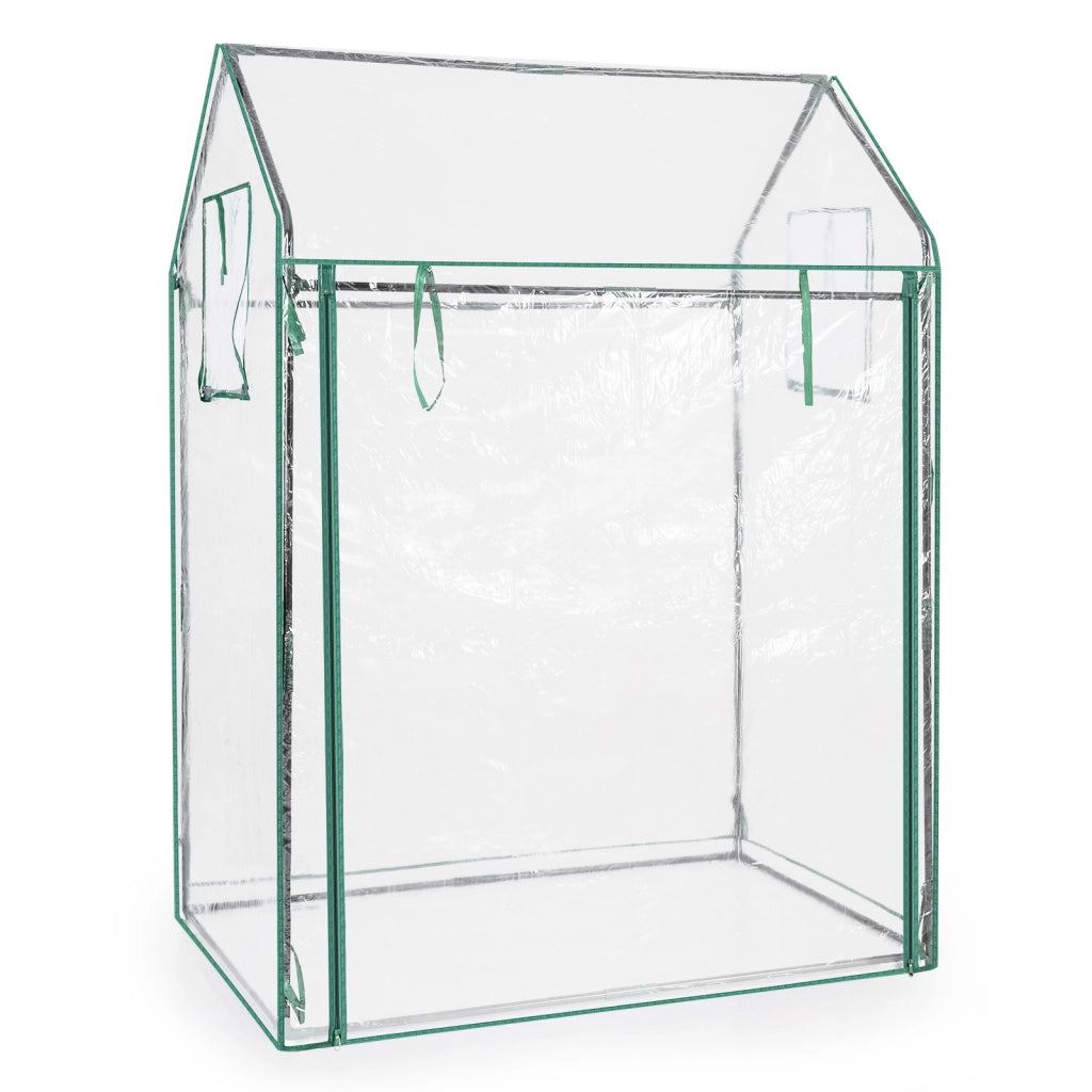 Serra mini pomodori pvc trasparente rete ombreggiatura porta finestre, Serra piccola protettiva sole 129x80x173cm per esterno interno
