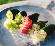 LIMONE CAVIALE Rosa Rosso Verde Arancione Finger Lime FOTO REALI VASO 18cm Colore: Rosa