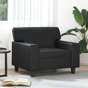Divano Sedia-Poltrona Nera 60 cm in Similpelle 803624