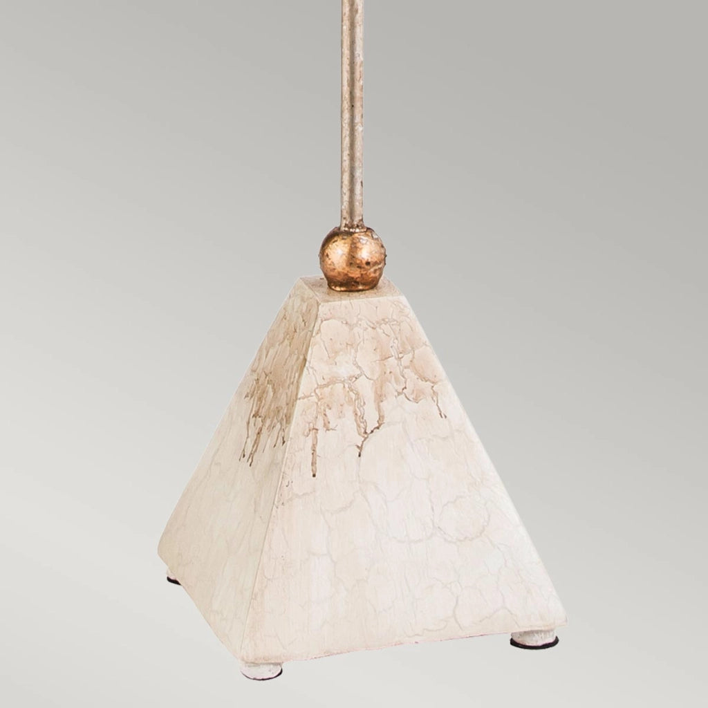 Lampada da tavolo Art Déco beige 102cm E27 Madison Flambeau