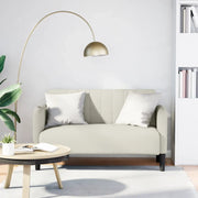 Divano Divanetto-Sofa Crema 109 cm in Velluto