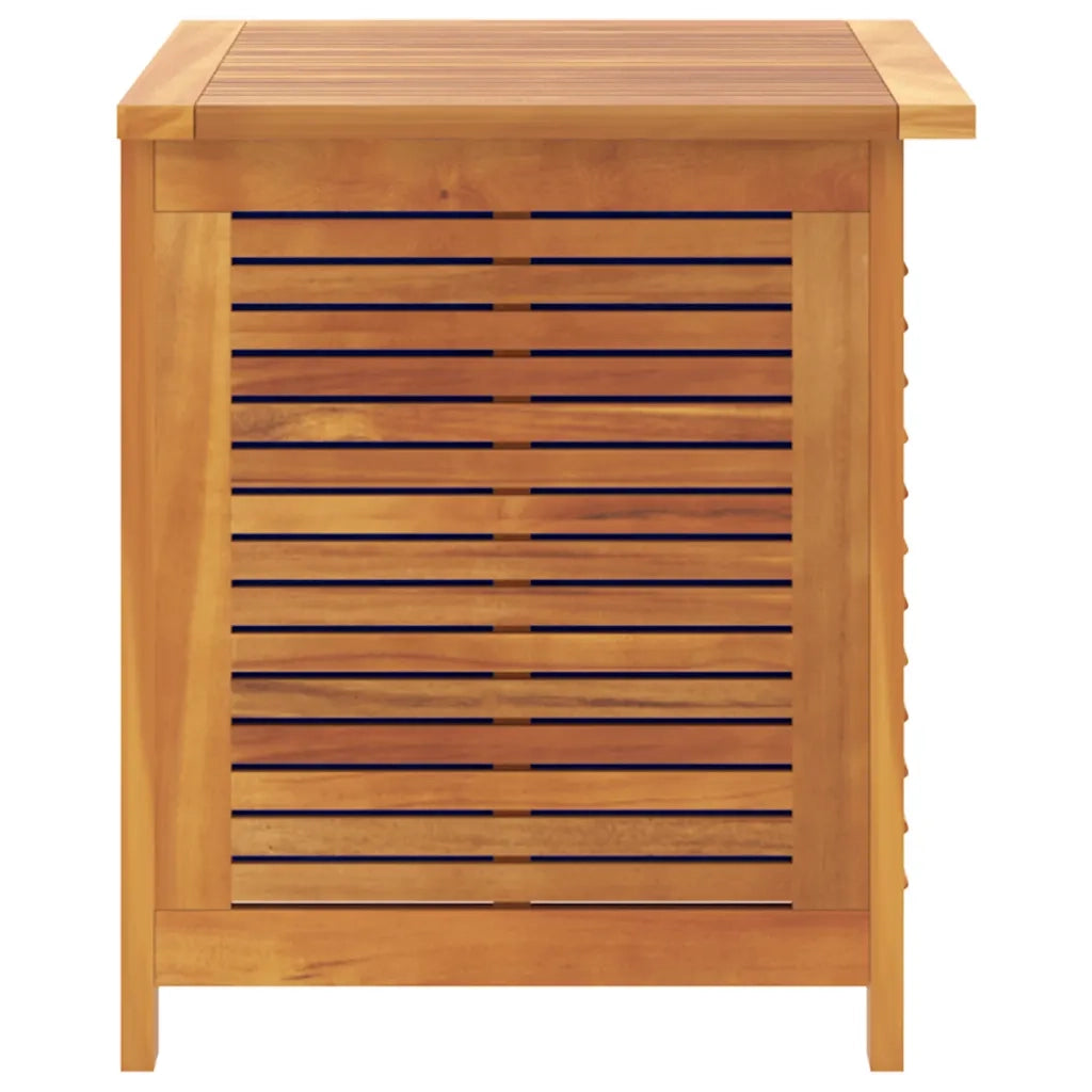 Contenitore Giardino con Feritoia 50x60x56cm Massello Acacia 365839