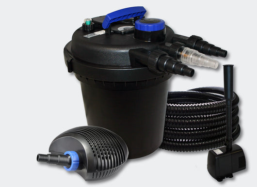 Kit di filtraggio per piscina a pressione 6000l 11 Watt UVC 40 Watt Pompa Tubo Fontana 4216227