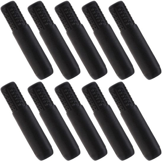 Accessori per portiere - Copertura pulsante porta - Nero - Plastica - Compatibile con Audi VW - 10 pezzi