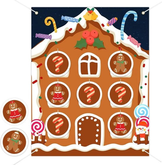Revelazione del Sesso con Tavolo da Gioco a X e O - Natale - idea per la rivelazione del sesso - festa - giochi - baby shower - decorazione natalizia - piccolo elfo - idee per la rivelazione del sesso - Natale - bambino o bambina - rosso e verde