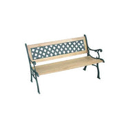 Panchina Ghisa/Legno Quadri cm 126 Vette 04777