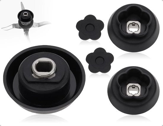 Guida di connessione in acciaio inossidabile/kunststof - 2 pezzi - 5 lame - accessori per cucina - compatibile con Monsieur Cuisine - design moderno - accessorio per cucina