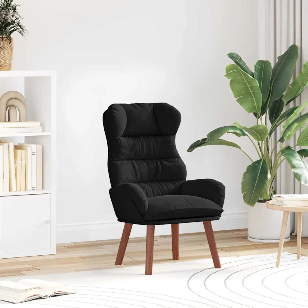 Divano Sedia-Poltrona-Poltroncina Nero 69 x 74 x 93 cm Velluto 943211