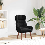 Divano Sedia-Poltrona-Poltroncina Nero 69 x 74 x 93 cm Velluto 943211
