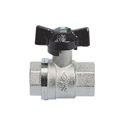 VALVOLA A SFERA FF CON FARFALLA- 1  DN 25  PN 40- BUGAT- pezzi 1