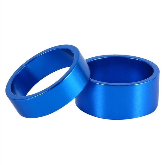 Spaziatori per forcella in alluminio - 5mm/10mm/15mm/20mm - per mountain bike - rosso