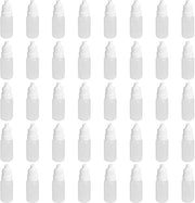 Flessa per gocce 30 ml - 50 pezzi - Flessa in plastica pulita - Flessa con cappuccio a vite - Flessa compressibile - Ideale per solventi - Flessa per gocce