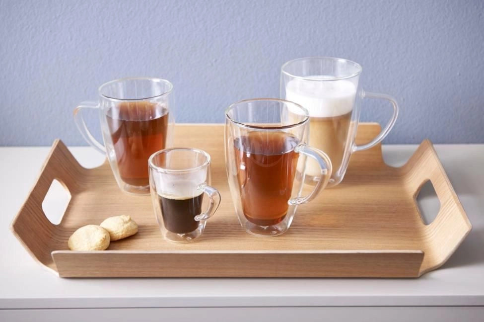 Bredemeijer 165015 bicchiere da caffè Trasparente 2 pz 400 ml