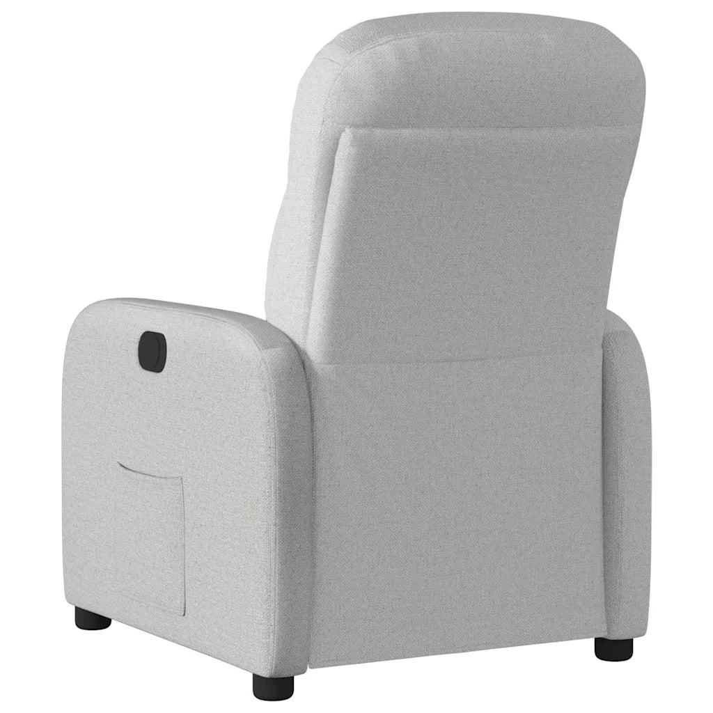 Divano Sedia-Poltrona Reclinabile in Tessuto Grigio Nuvola 269130