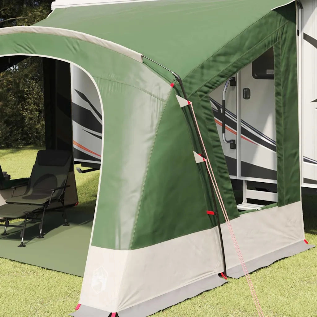 Tenda da Carovana per 5 Persone-Tenda per Famiglie Verde 410 x 275 x 245 cm