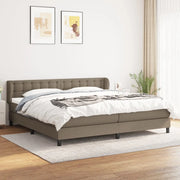 Giroletto a Molle con Materasso Tortora 200x200 cm in Tessuto cod mxl 63301