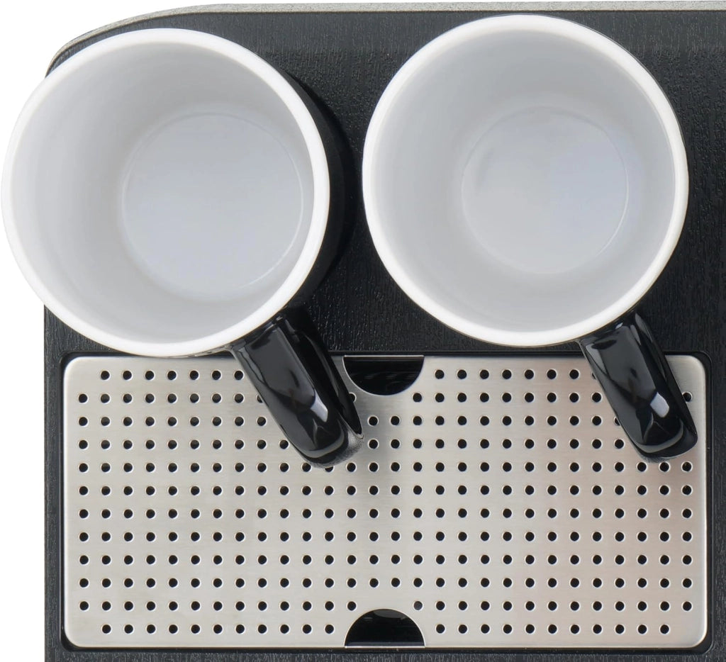 Set bollitore elettrico 4 pezzi- Nero  0,8 litri  Acciaio inox a doppia parete