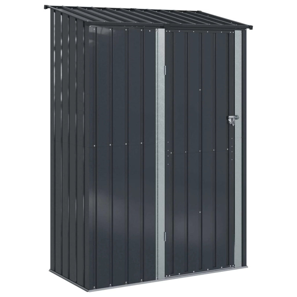 Casette da giardino Antracite 140,5 x 74 x 200 cm Metallo