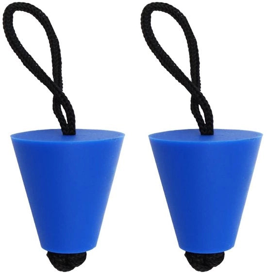 Kit di chiusura di scarico per kayak/kano - Set a due pezzi in silicone - 40 x 37 x 20 mm - Scupper Plug