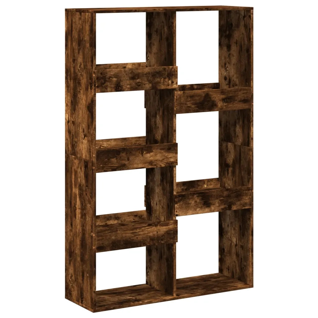 vidaXL Libreria Rovere Fumo 100x33x155,5 cm in Legno Multistrato