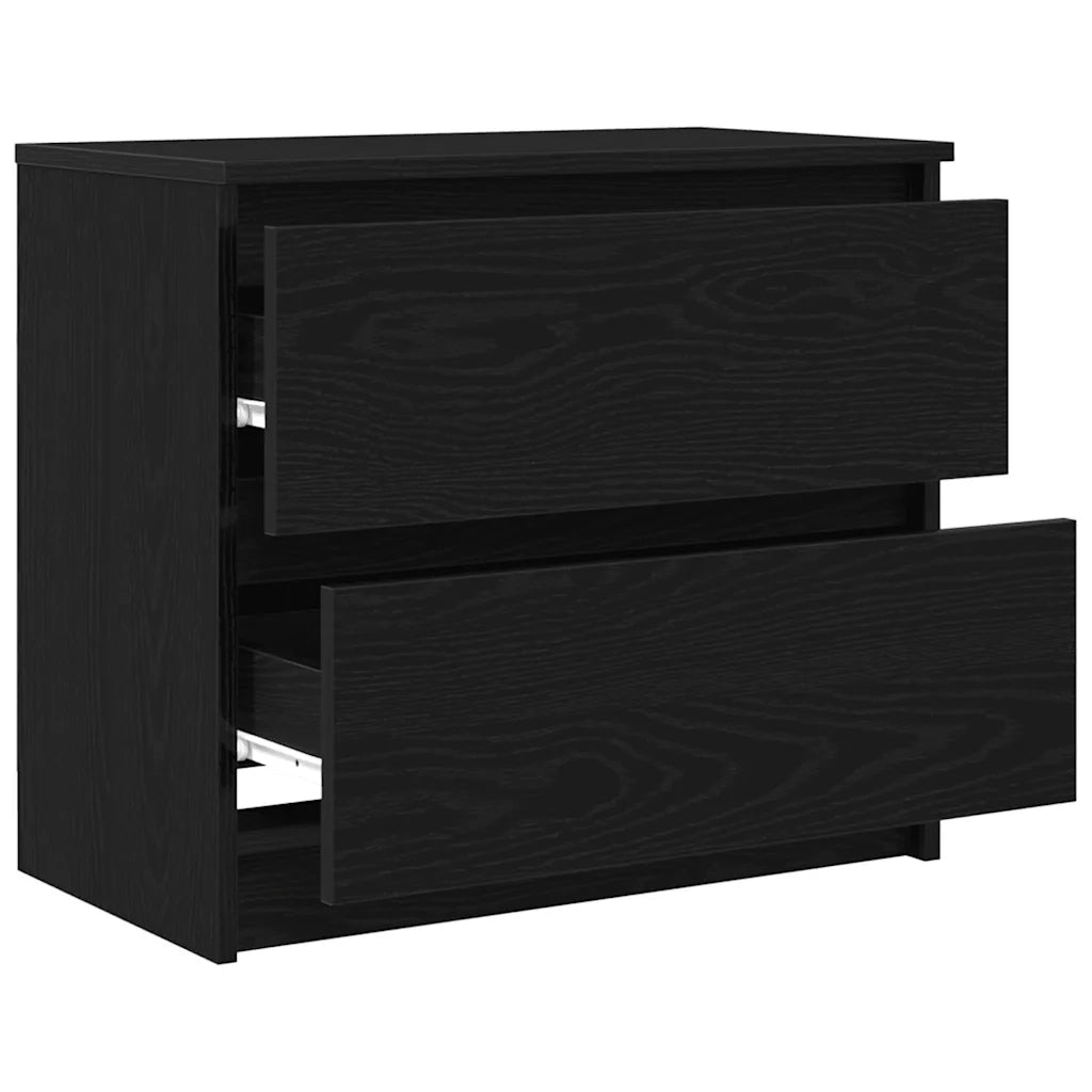 Mobile Porta TV Nero 60x35x54 cm in Legno Multistrato