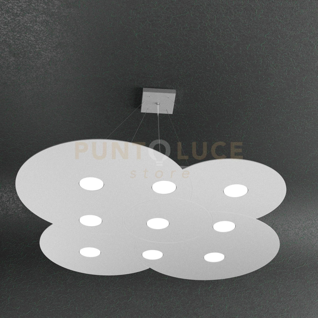 CLOUD SOSPENSIONE 9 LUCI GRIGIO 1128-S9-GR