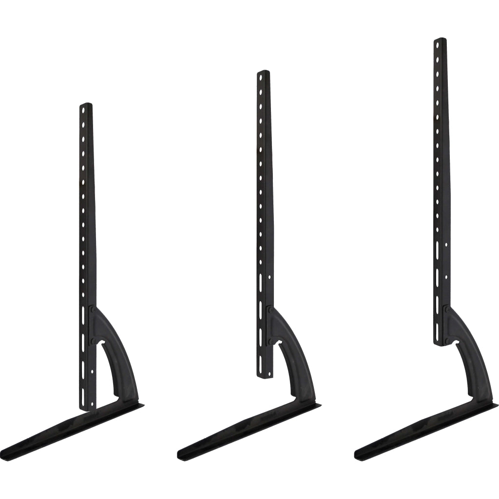 Piedistallo Doppio Universale per TV e Monitor da 23” a 75” – Base da Tavolo Regolabile