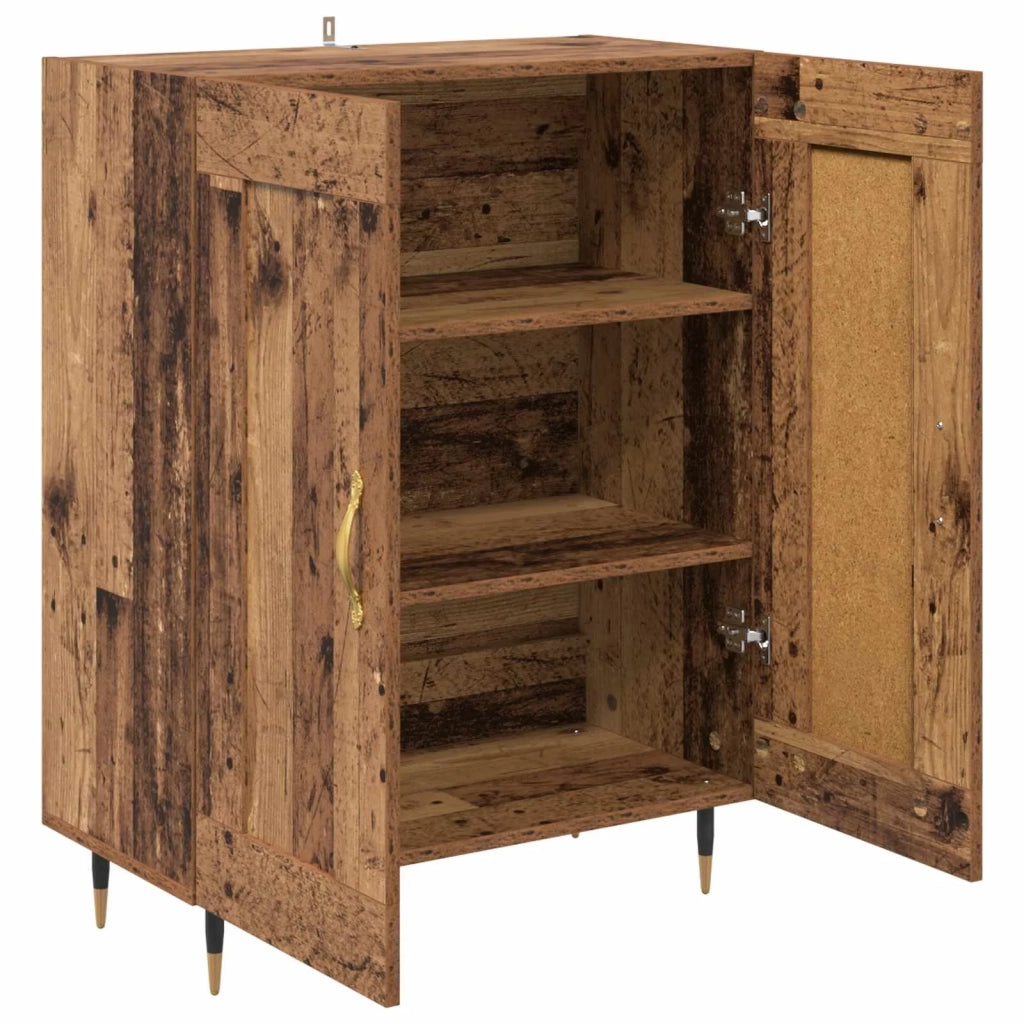 Credenza | Madia | Buffet da pranzo | Armadio da pranzo Legno vecchio 69,5 x 34 x 90 cm Legno multistrato