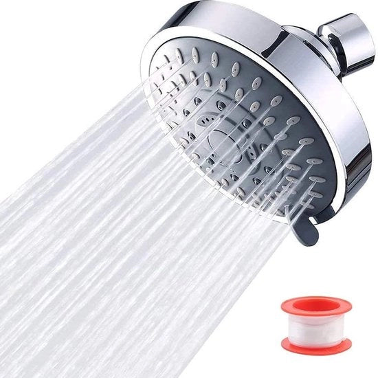 Regolabile doccia a pioggia con 5 getti - Esperienza di lusso per la camera da bagno, casa e hotel, installazione facile