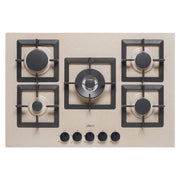 Piani cottura da incasso elleci Plano 75 TCC 5 fuochi Granitek 51 Avena PGSP75151CS