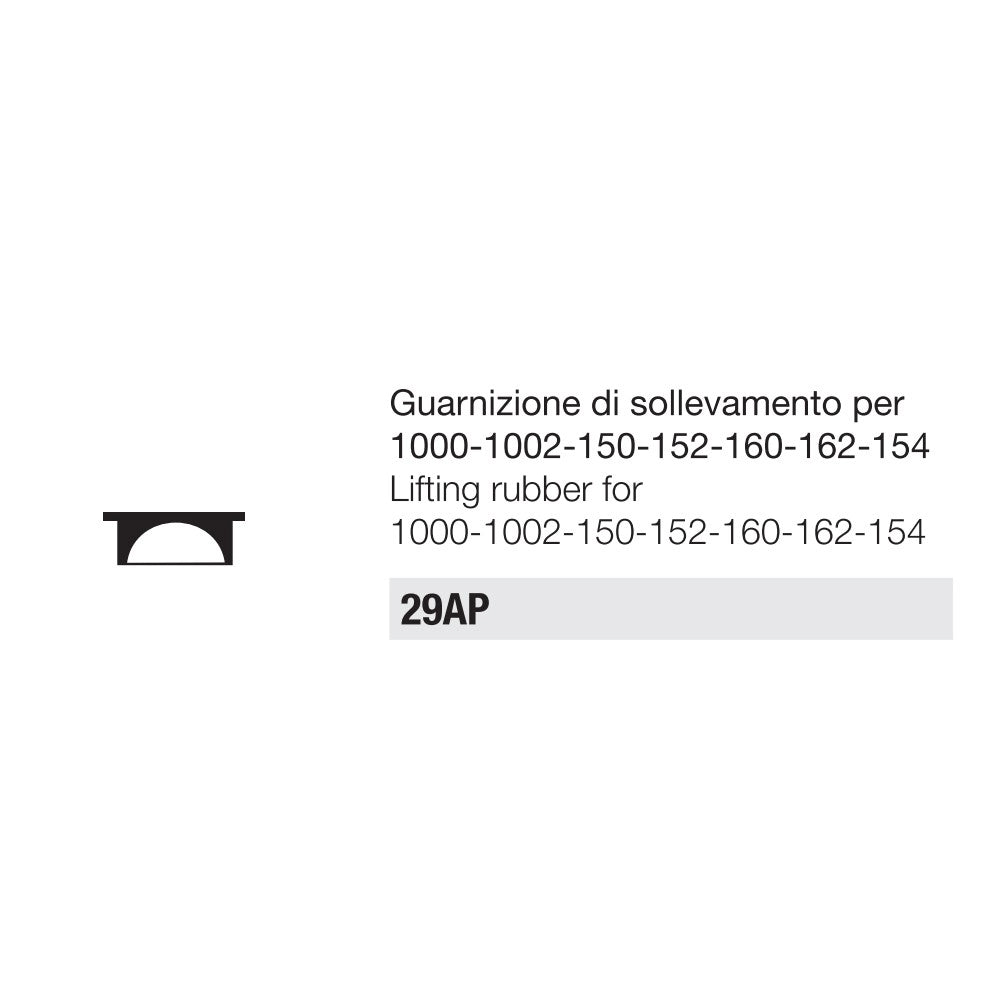 Kit per batteria di scarico tremolada - guarnizione a soffietto