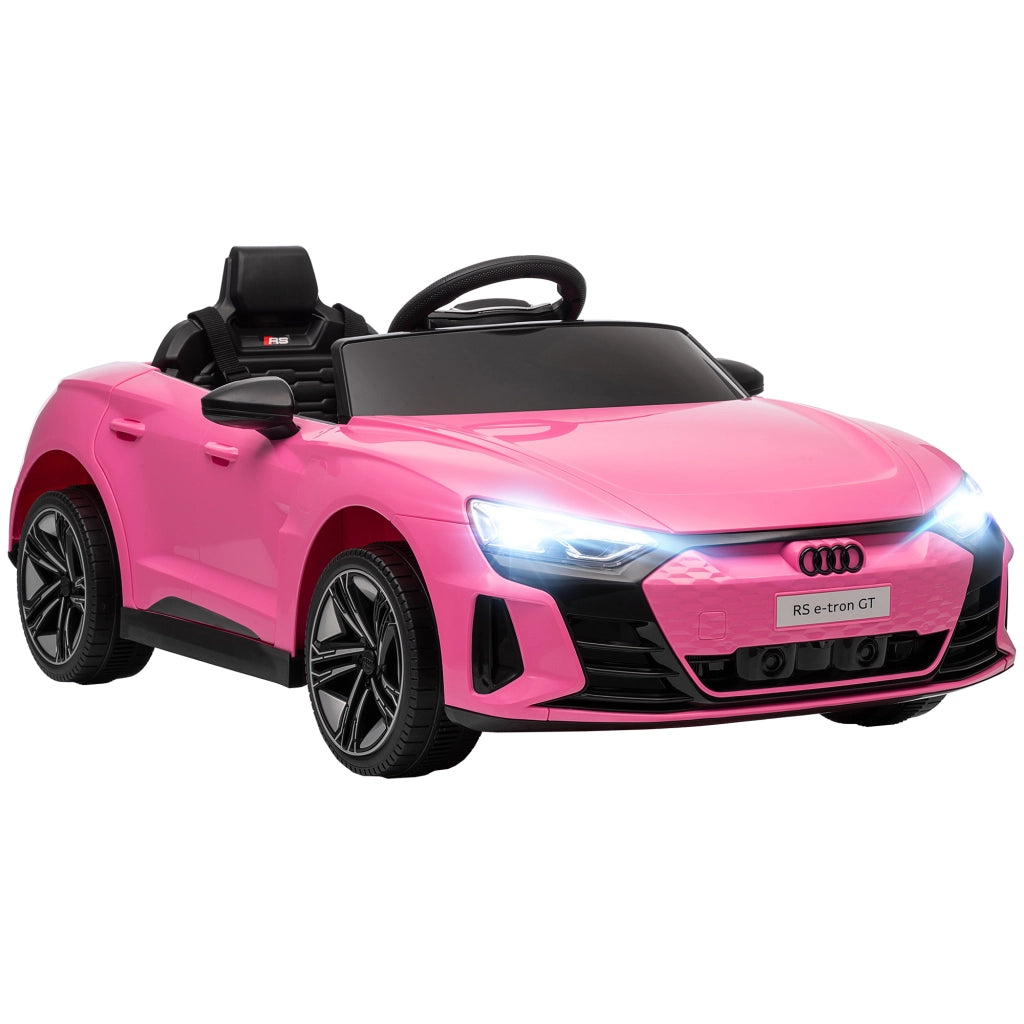 Auto elettrica per bambini 12V ¨C zephmum ¨C rosa, telecomando, effetti sonori e luminosi