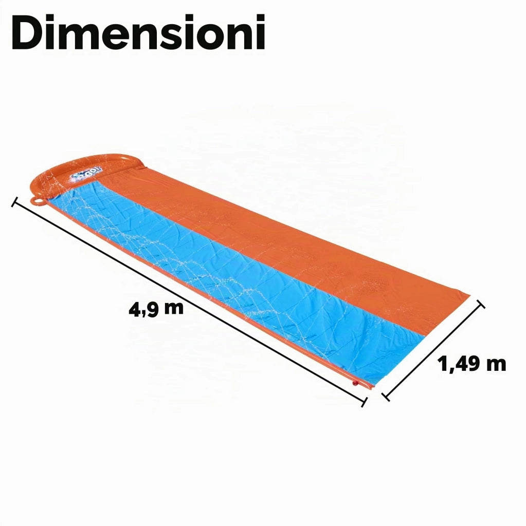 Scivolo Doppio con Spruzzi 488 cm (ART.52328) Bestway