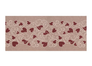 Tappeto Passatoia Tessuto Jacquard Linea Emozioni Dis Amour Tortorosso - 57x180 - Tortorosso