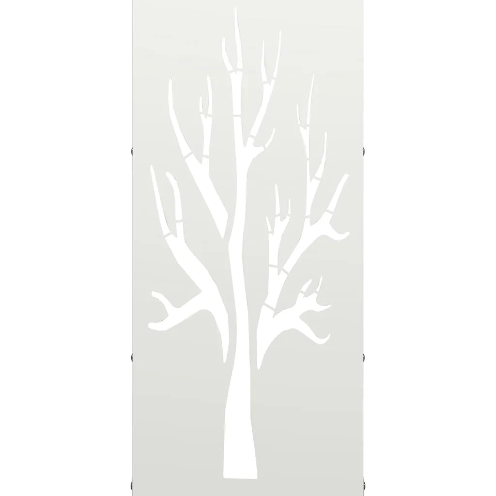 Rastrelliera per Legna da Ardere Bianca 40x30x80 cm CFW5401736